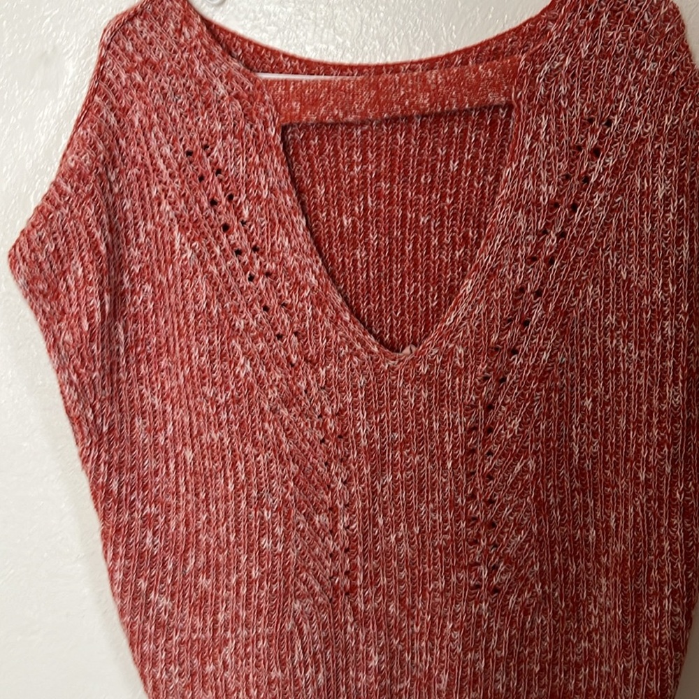 Anthropologie Pilcro Knit Tunic longline Sweater Vest - Picture 4 of 5